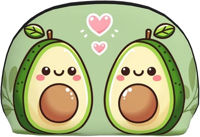 Cute Avocado Couple Love Hearts