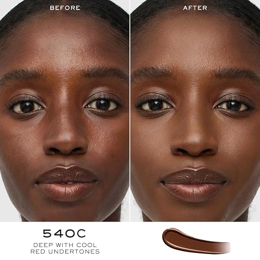 540C: For deep skin with cool/red undertones