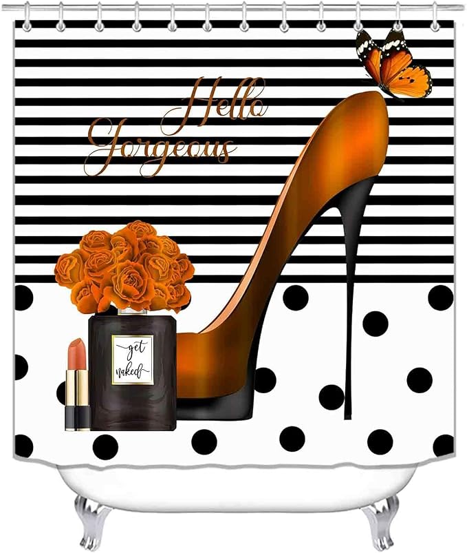 Orange High Heels