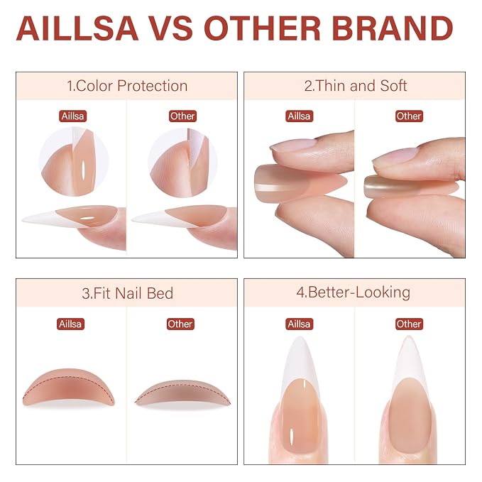 Long Almond-Brown