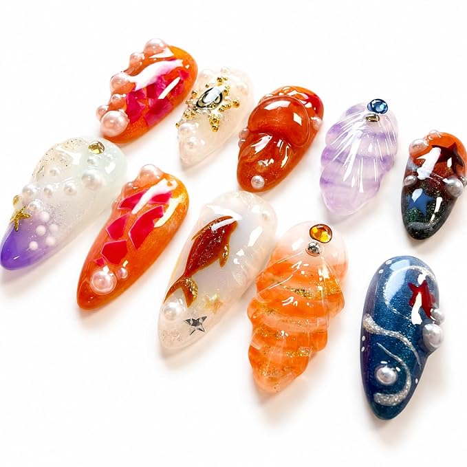 Mermaid Ocean Medium Almond