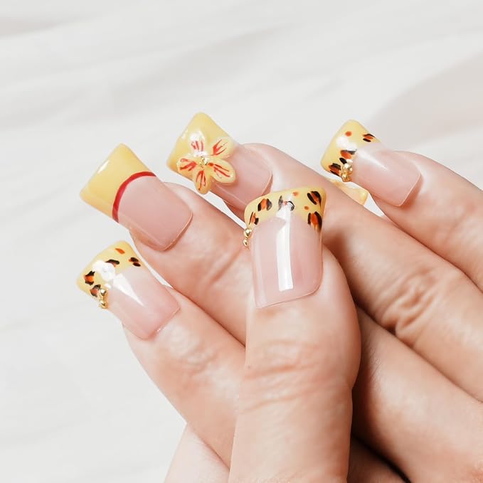 Blush Yellow Leopard Bloom
