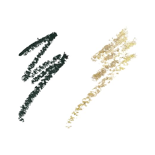 Green Lights - golden olive shimmer, matte deep khaki