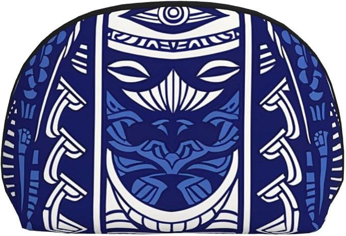 Blue Polynesian Maori Tribal Pattern