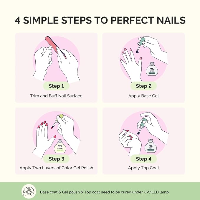Top Toat and Base Coat Classic Basic Colors