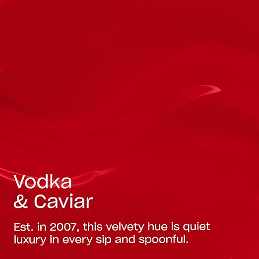 Vodka & Caviar | Opaque Bright Red Crème