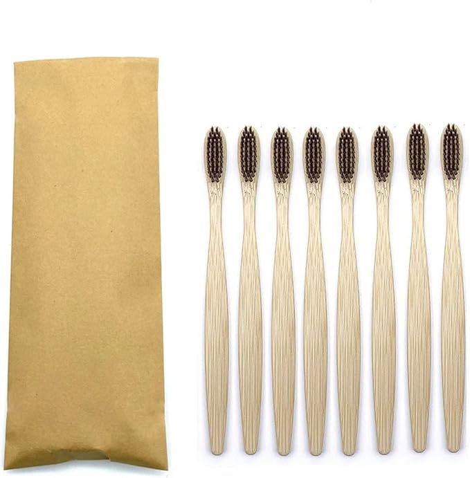 8pcs Brown Color