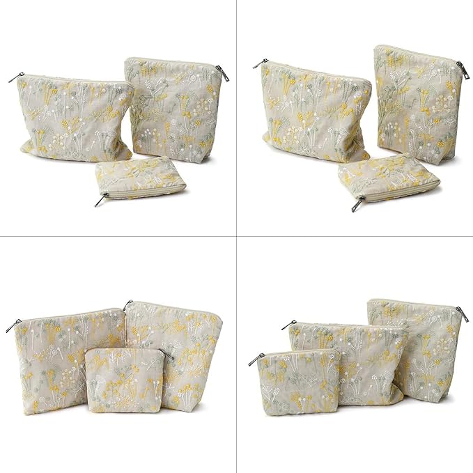 BeigeFlowersEmbroidered/Cotton
