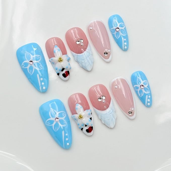 Handmade Almond Nails 33
