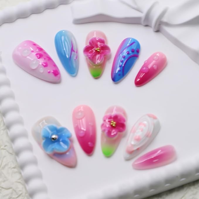 Handmade Almond Nails 40
