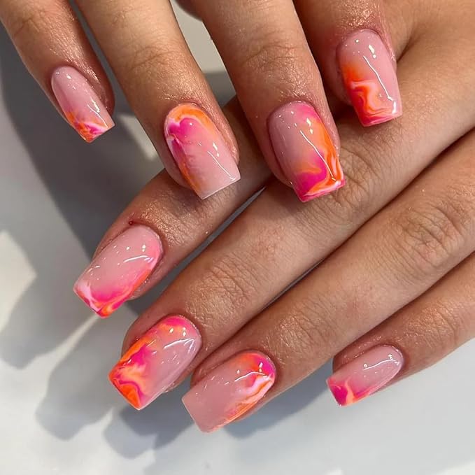 Pink marble