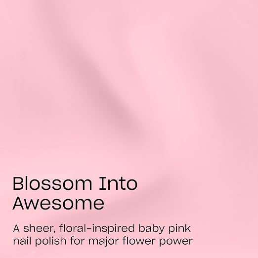 Blossom Into Awesome | Semi-Sheer Soft Warm Pink