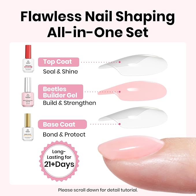 15ml Top & Base & Pink Builder