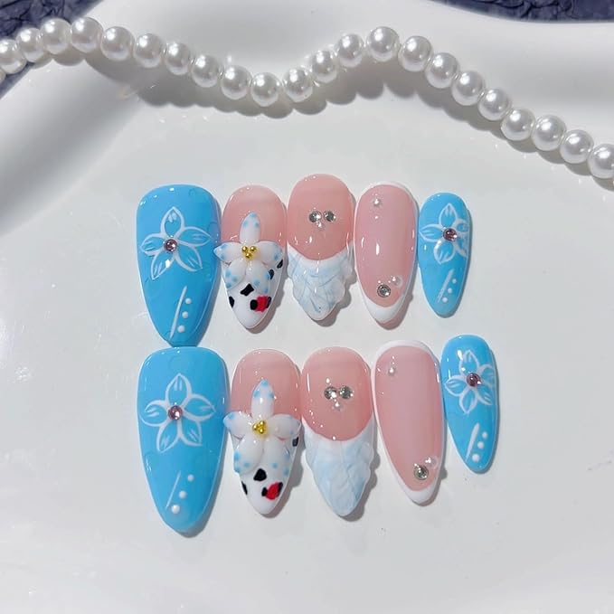 Handmade Almond Nails 33