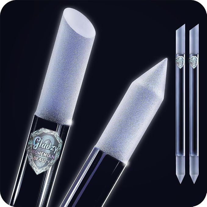 Glass Cuticle Pusher - 2 Pcs