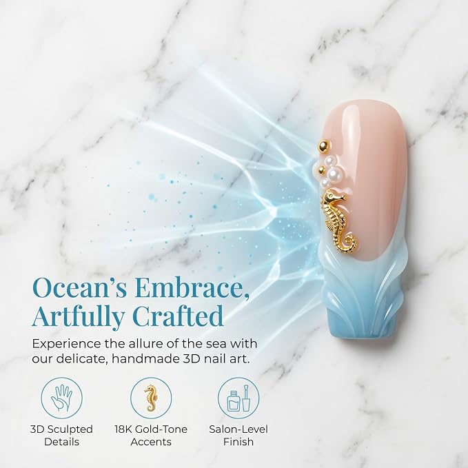 ocean embossed