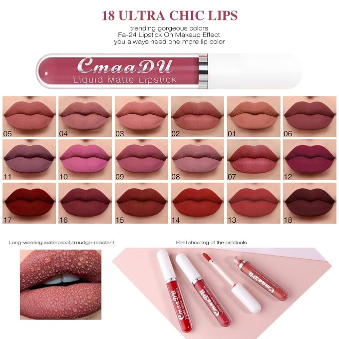 Dark Red 18 Colors