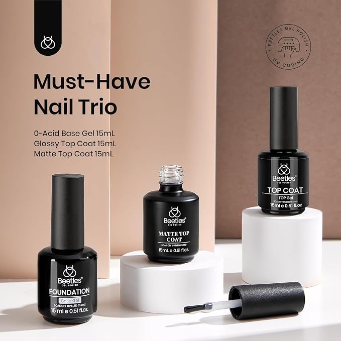A-Base & Top & Matte | 3pcs 15ml