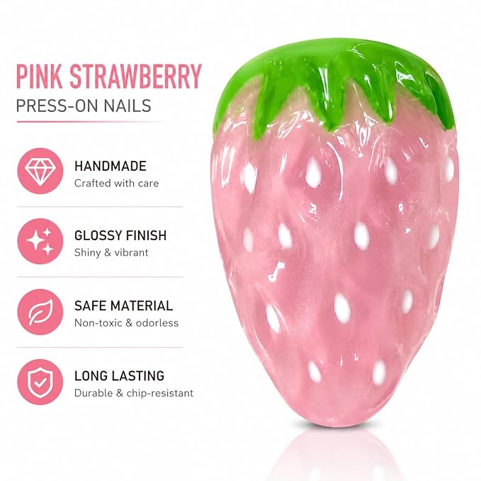 Pink Strawberry Medium Almond