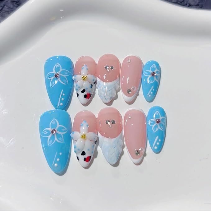 Handmade Almond Nails 33
