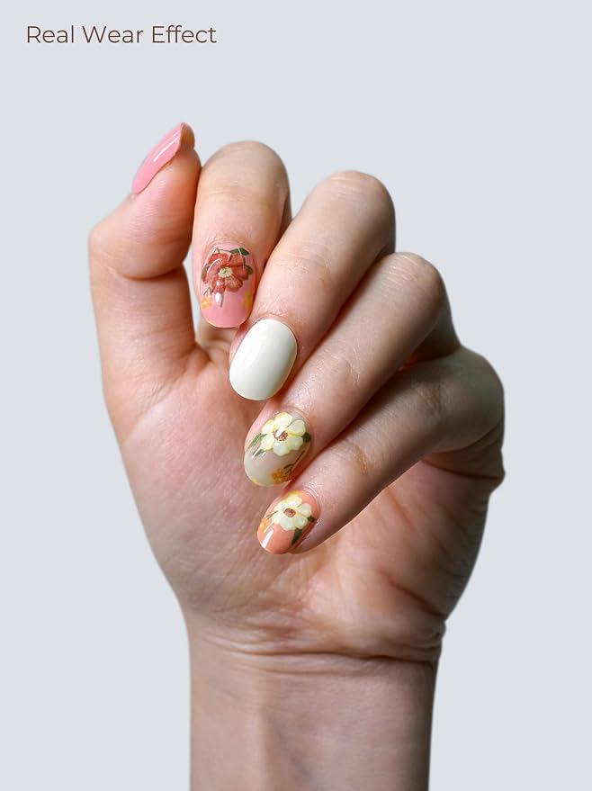 Beige Pink Floral