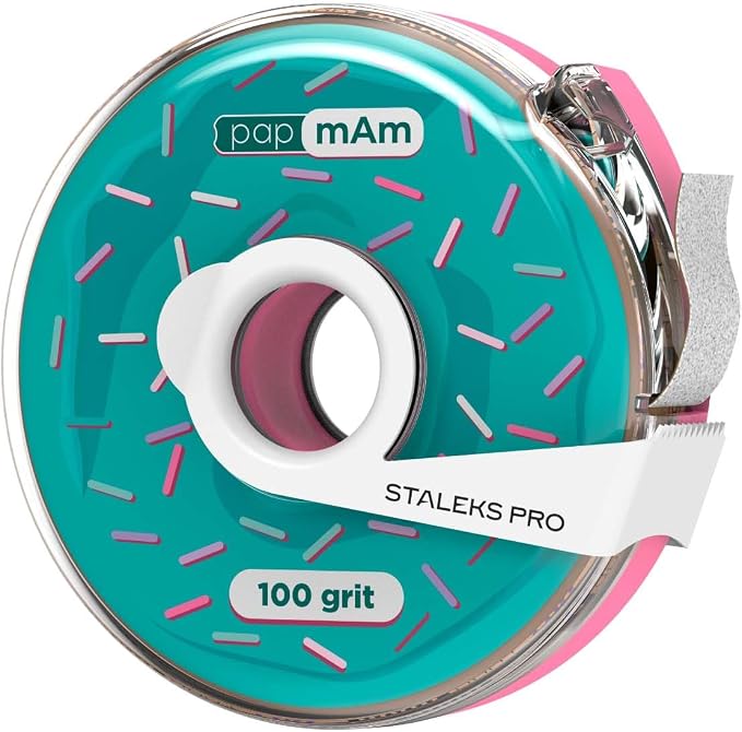 Glueless Abrasive Tape (Papmam) in Plastic Case, 100 Grit