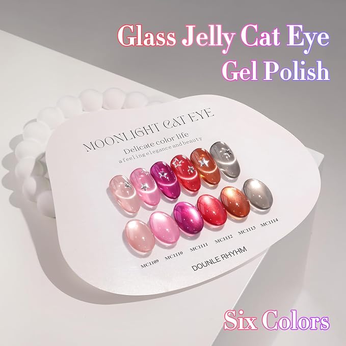 Glass Nude Pink Purple Red Brown Black