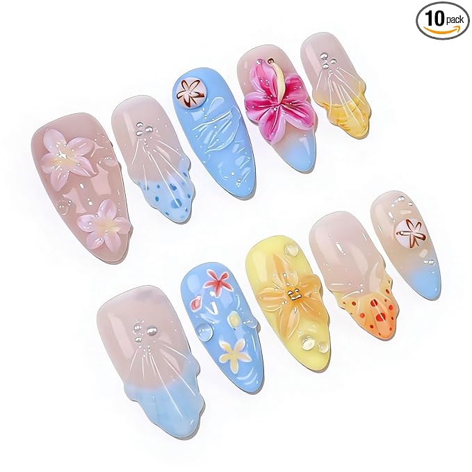 Handmade Almond Nails 30