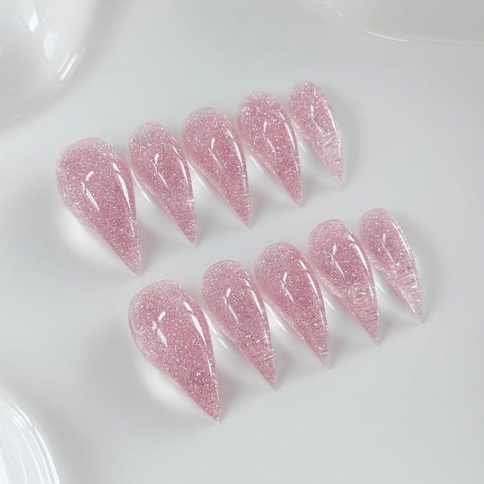 glitter pink