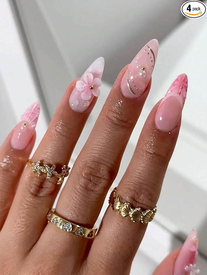3D Pink Flower