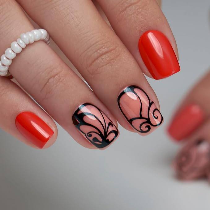 Red and Black Line