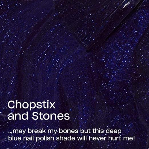 Chopstix and Stones | Opaque Dark Blue Shimmer
