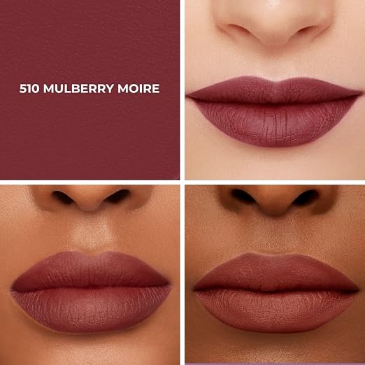 510 Mulberry Moire -Deep Warm Brick Red
