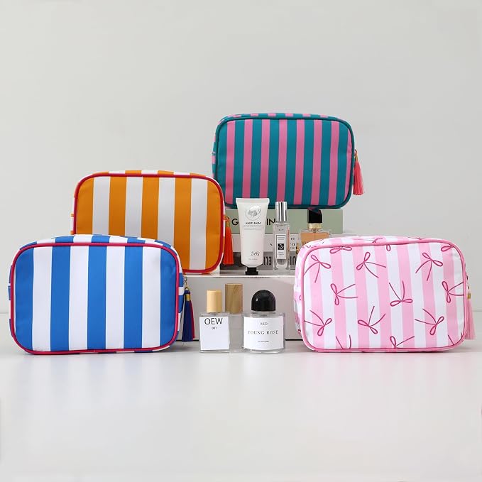 Pink Stripe Bow