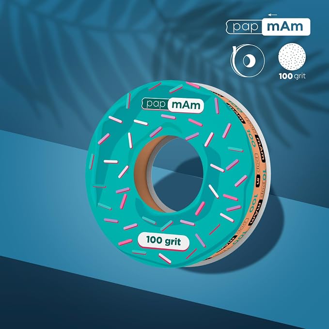 Glueless Abrasive Tape (Papmam) Spare Block, 100 Grit
