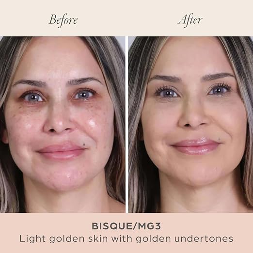Bisque/MG3 - light golden skin with golden undertones