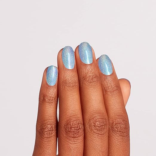 Angels Flight to Starry Nights | Opaque Light Blue Shimmer