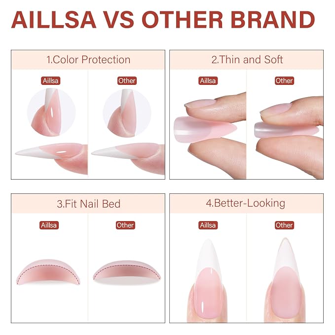 Long Almond-Pink