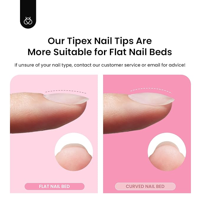 3 - Tipex Nails Kit | Short Almond | 224