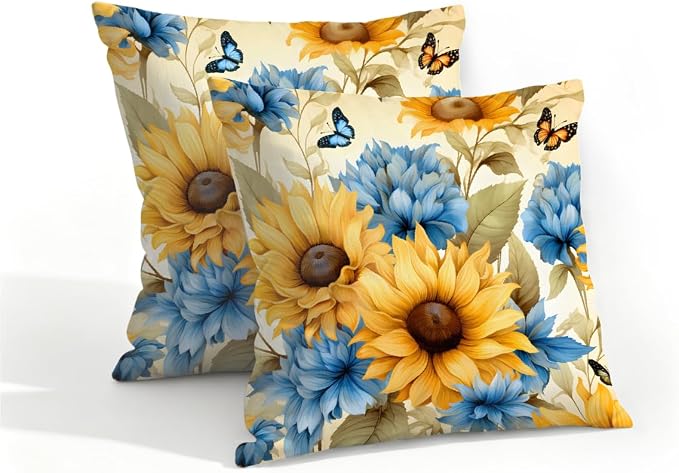 Sunflowers Butterfly