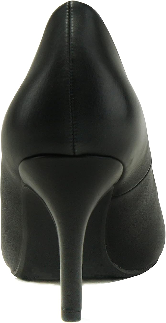 Black Faux Leather