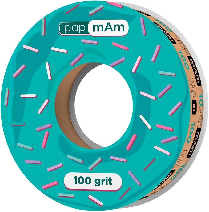 Glueless Abrasive Tape (Papmam) Spare Block, 100 Grit