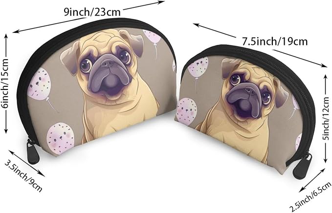 Funny Cartoon Pug Puppy Dog