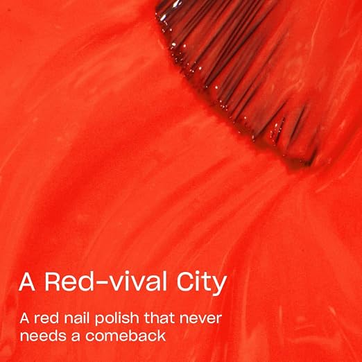 A Red-vival City | Opaque Bright Red