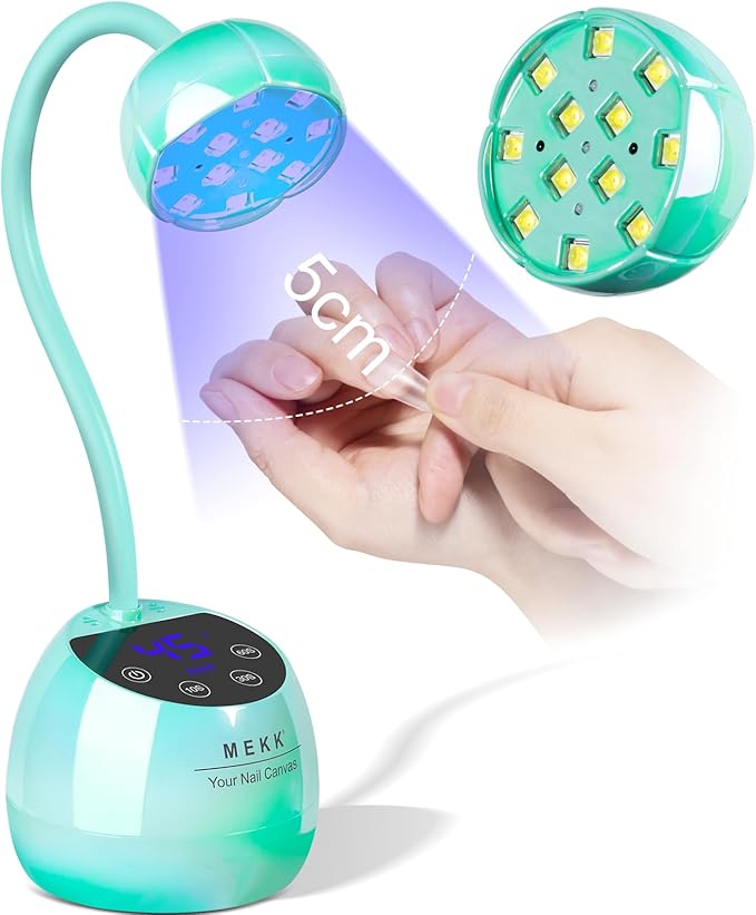 A-nail lamp-glazed blue