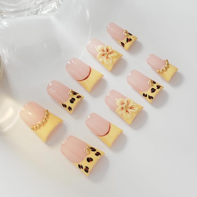 Blush Yellow Leopard Bloom