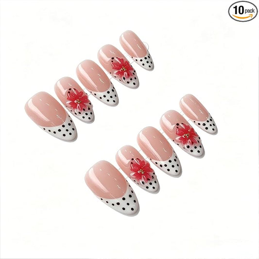 Polka dot flowers