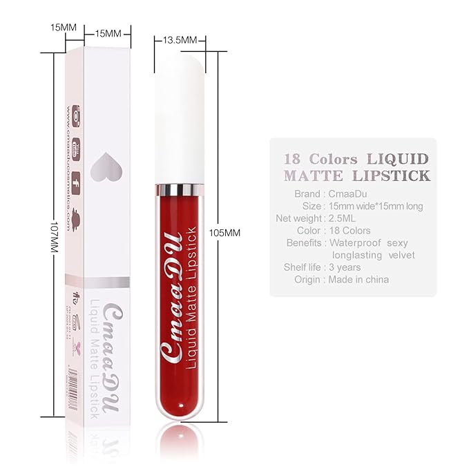 Dark Red 18 Colors