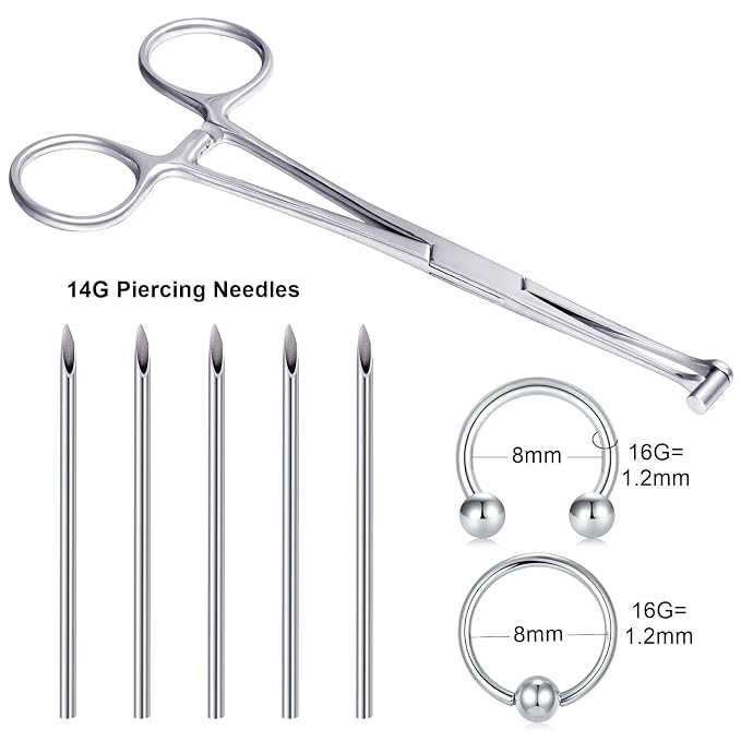 K-Tragus/Septum piercing clamps