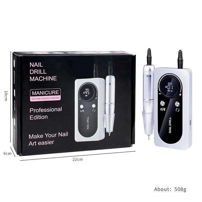 Usb Nail Drill, White V1